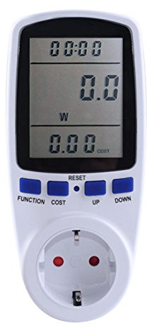 Compteur d'énergie Lianshi Wattmètre Consommation d'énergie Power Monitor Power Test Puissance Metering Socket Affichage Numérique Voltmètre Courant