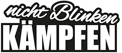 Plott Aufkleber Nicht Blinken Kämpfen Sticker Tuning Autoaufkleber JDM OEM