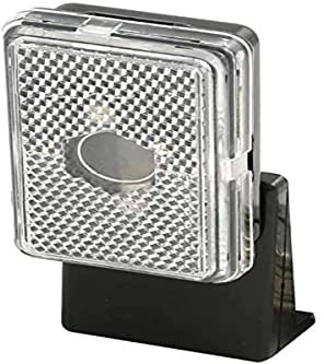 Autobest 10618 - Feu Position Avant - Support Caoutchouc - Rectangulaire - Idéal pour signaler Le gabarit de Votre remorque