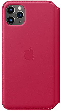 Apple Funda Leather Folio (para el iPhone 11 Pro MAX) - Frambuesa