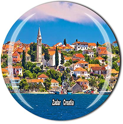 Zadar Kroatien Kühlschrankmagnet Kristall Touristen Souvenir Geschenkkollektion Kühlschrank Magnet Aufkleber