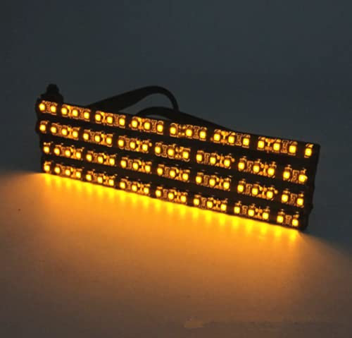 LED Glasses, Light Up Glasses Visor Glasses Wireless El Wire Neon Rave Glasses for Cosplay Halloween Bars Clubs Parties (Louver, Yellow)
