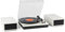 Fenton RP165M Bluetooth Plattenspieler mit Lautsprecher, Schallplattenspieler, Abdeckhaube, Auto Stopp, Home Audio Record Player, Turntable Vinyl Player in Vintage Look, Marmor Optik