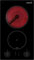 Cata Placa Vitrocerámica VI 302/D con 2 zonas de cocción High Light. Controles Mecánicos. 9 Niveles de Potencia Regulables. Indicador de Calor. Ancho de 29 cm. Potencia 3Kw. Color Negro