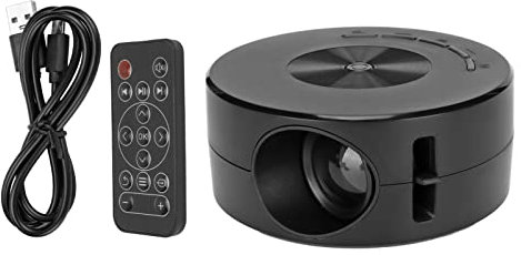 Mini Video Projector, Pocket LED Projector TFT LCD Phone Same Screen Function, Home Theater Movie Projector