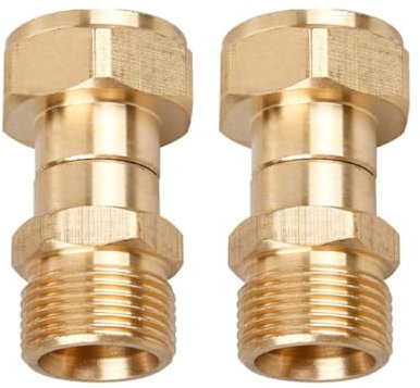 2 Stück M22 14 Mm Hochdruckreiniger Drehgelenk Anschluss Hochdruckreiniger Drehgelenk Adapter Hochdruckreiniger Drehverschraubung Hochdruckreiniger Drehverschraubung