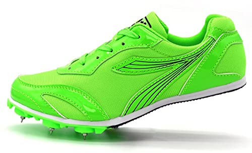 Zapatillas Deportivas de Clavos Atletismo Hombres Mujeres para Correr Profesionales,con 7 Clavos,Unisex Spikes Atletismo para Pista Sprint,Antideslizantes,Atletismo para Velocidad Sprint,30-46 EU