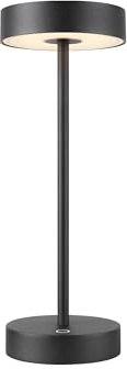 VINOLINA, Tischleuchte, Akku, IP54, 2700/3000K, TOUCH, schwarz