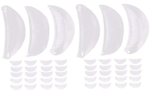 DOITOOL 20paare Wimpern Perm Pads Für Wiederverwendbare Werkzeuge Wimpernverlängerung Für Professionelle Anwendungen Im Salon Transparent Und Leicht