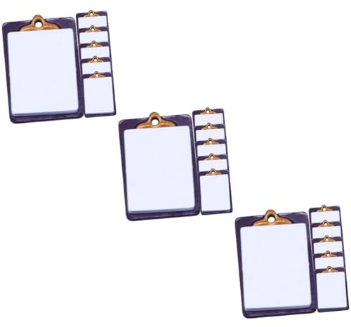TOYANDONA 18stücke Miniatur Schreibtafel Dekorative Zubehörteile Für Puppenhäuser Junge Mädchen Spielzeug Kreatives Lernmodell Für Mini Häuser Für Bastelprojekte Und Spielzeug