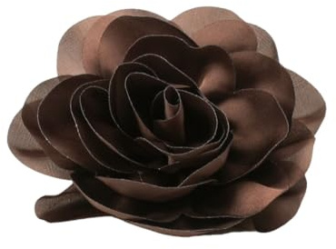 MYMERCERIE Broche Fleur 11cm Marron