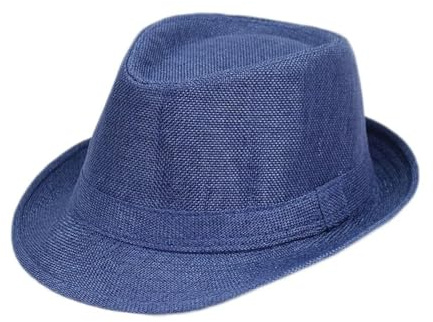 FULUJIDI Fedora Trilby Filzhut Hut Leinen Tuch Panama Solid Jazz Hut Cowboy Männer Sonnenhut Eimer Hut Für Männer