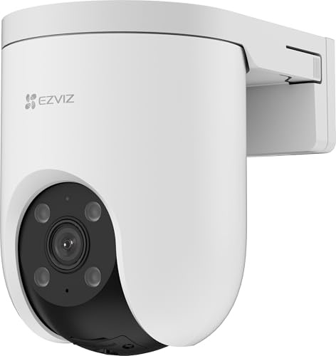 EZVIZ H8c PoE 2K Cámara de Seguridad WiFi para Exteriores Panorámica 350º Visión Nocturna