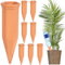 CYJJYZ 8 Pcs Cono de Riego de Arcilla, Cono Arcilla Riego Automático, Conos de Terracota de Autorriego, Dispensador De Agua para Plantas para Plantas de Interior y Exterior