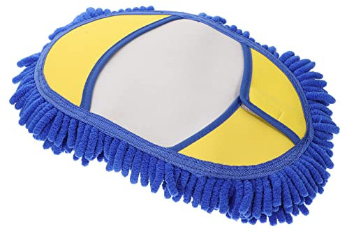 TOPPERFUN Fahrzeug Wasch Mop Mit Chenille Kopf Sanfte Fusselfreie Für Auto Und Wiederverwendbar Und Für Schnelle Und Effektive Autowäsche