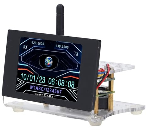 AKLOSIPY Modulo Hotspot con Schermo a Colori da 3,5 Pollici per Modem Vocale Digitale MMDVM per D Star, P25 con Porta Ethernet WLAN