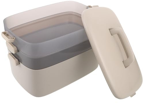 WATIIFUFU Portabel Medicinförvaringsbox med Transparent Medicinskåp med Handtag för Hem och Resor Kapacitet Plastlåda för Familjens Nödsituationer och Daglig Medicinhantering