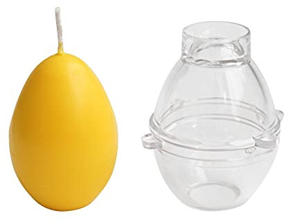 Egg Candle Mold, 2,7 * 2,5 Zoll Egg Größe Kerze Making Mold, Riesable Craft Soap Casting Form für Wachs, Paraffin, Beeswachs, Schokolade, Süßigkeit, Osterdekoration, Up to 180 Centigrade Adawd