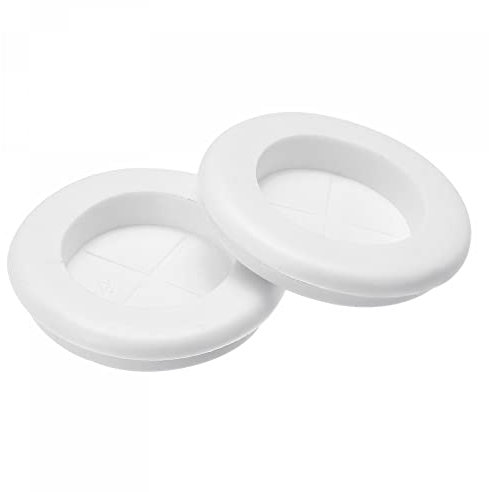 sourcing map Rubber Grommet Mount Size 26 x 32mm Round Single-Sided for Wire Protection, Pack of 10