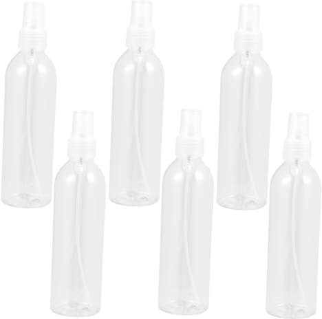Alipis 6st Herr Sprühflasche Leere Sprühflaschen Für Ätherische Öle Plastiksprühflasche Feiner Nebel Kunststoff-sprühflasche Reisegröße Sprühflasche Pet-flasche Reisen Feinen Nebel Lotion