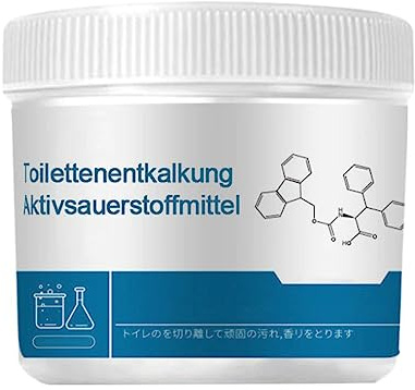 Agent détartrant à oxygène actif pour toilettes,Produit Nettoyant WC,Anti calcaire Mousse Nettoyante,Net Energy Poudre Détartrante Total Hygiene System,Détartrant