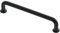 GTV - Tirador para muebles NORD | Tiradores para muebles | Largo 17,45 cm | Distancia entre orificios 16 cm | ZnAl | Negro mate