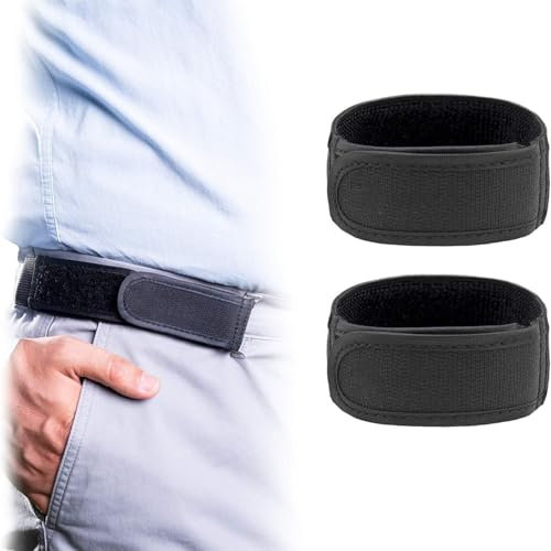 CALNKKER 2 Stck Flexibler Elastischer Grtel Ohne Schnalle und Lcher, Herrengrtel fr Freizeit und Arbeiten