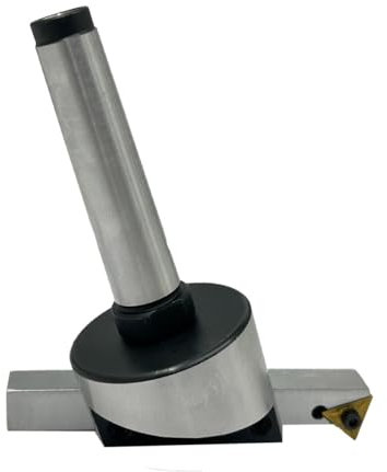 2 (50 mm) Head Diameter Fly Cutter with 2MT Shank (M10 x 1.5 mm) and Replaceable Carbide Insert Bit