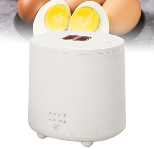 Fully Automatic Smart Egg Cooker, Electric Egg Boiler Machine with 4 Modes, Multifunctional Breakfast Machine, with Auto Power-off & Beep Alarm, for Soft, Medium, Hard Boiled Eggs and Onsen Tamago