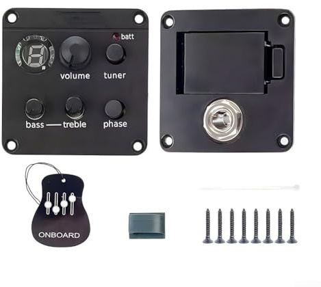 Intelligentes Design Onboard-Vorverstärker-Systeme, die nahtlos auf jeden Standard für Akustikgitarre passen