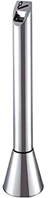 Wand-Aschenbecher. Standaschenbecher for den Außenbereich, rauchfreier Bodenaschenbecher, Edelstahl, vertikale Aschensäule for Terrasse, Hinterhof, Außen- und Innenbereich