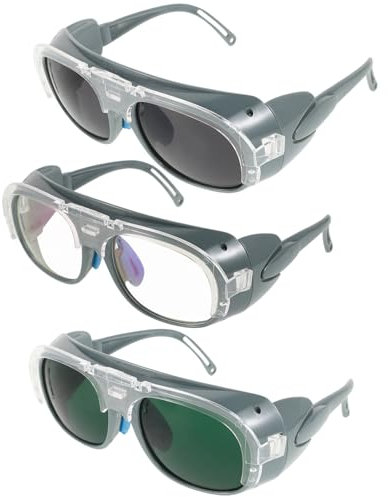 NULYLU Schweißerbrille Augenschutz Schweißbrillen Schutzbrillen Schweißaugenschutzbrillen Zum Schweißen