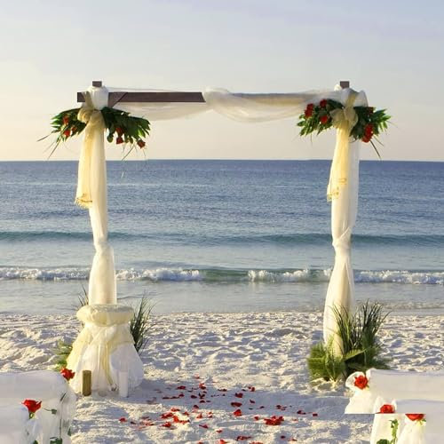 Rustic Wooden Wedding Arch for Indoor Outdoor Garden Decorations Ideal for Weddings Parties Backdrops Perfect for Anniversary and Bridal Party Decoration