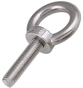 SHEDIE Bullone ad Occhiello con Spalla, bullone ad Occhiello con Filettatura Maschio M18, Lunghezza Filettatura 28-100 mm, bullone ad Occhiello con Spalla in Acciaio Inossidabile(M18x28mm)