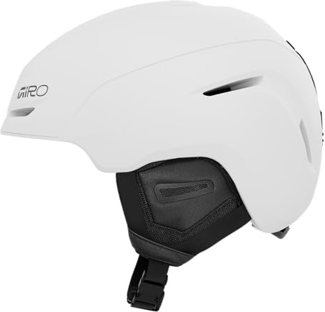 Giro Snow Neo Helm Größe M | Skihelm Snowboard-Helm Herren Damen, optionales MIPS®, In-Mold Bauweise, In Form Fit, Thermostat Control | Skihelm Wintersport Matte White (Weiß) Ski