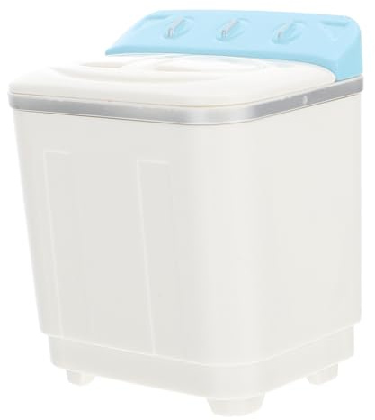 PartyKindom Mini Washing Machine for Boys and Realistic Plastic Home Appliance Model Smooth Edges Safe for Educational Pretend Play for Learning Household Chores and Practical Micro Scene Prop