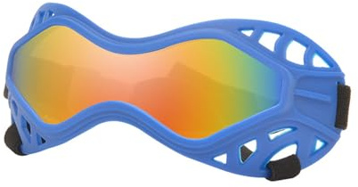 ZYMIADOU Gafas reforzadas para perro, lentes irrompibles, múltiples opciones de color, ajuste seguro para camping, mochileros, gafas resistentes para perros y senderismo