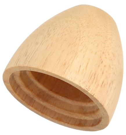 TOYANDONA Massiver Lampensockel aus Gummi holz Spitz Zulaufender Lampenhalter für Decken Wandleuchten Robustes Zubehör für DIY leuchten Dekoratives Lampenfassungs teil Einfache Montage