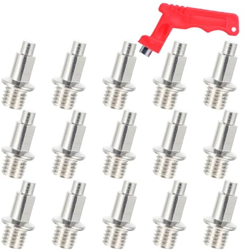 GANAZONO Clavos para Zapatillas de Atletismo Antideslizantes de Acero Plata, Livianos y Resistentes, Ideales para Carreras de 100-400 Metros y Running Profesional