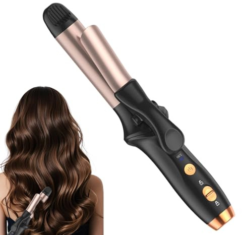 Fer à friser rechargeable avec technologie anti-brûlure | Fer à friser en céramique pour coiffage pour femmes, filles et stylistes, pour court, long ou lisse, utilisation à la maison
