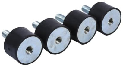 Yctze Gummilager M8, 4 Stück Stoßdämpfer | Silentblock Spulen, Vibration Isolation, Kompressor Motor