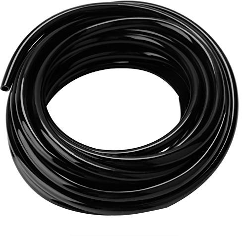 Tomotato Tubo di Irrigazione da 10 m, PVC Nero, 8/11 mm, Irrigazione a Goccia, 1 Unità