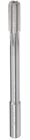 CoCud Machine Chucking Reamers, 8mm Diameter D4 Accuracy, M35 Cobalt High Speed Steel Straight Flutes Milling Cutter - (Applications: for Lathe Machine), 1-Piece