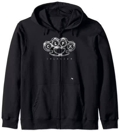 Colfax Colorado T-shirt CLFX Brass Knuckles Zip Hoodie