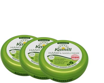 3er Pack Kamill CLASSIC (3x) 150ml - feuchtigkeitsspendend & pflegend mit Bio-Kamille aus kontrolliert biologischem Anbau, ohne Farbstoffe, tierische Inhaltsstoffe & Mikroplastik