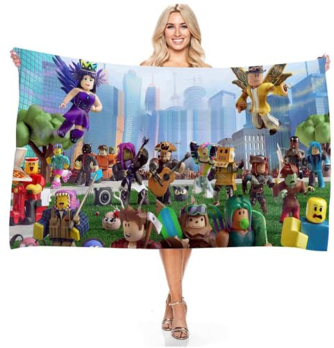 Ubephant Cartoon Toalla de Baño, Cartoon Toalla de Piscina para Niños, 75 * 150cm Ultra Suave Absorbente Playa Regalos de Viaje, Vacaciones y Playa