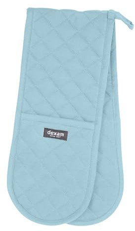 Love Colour Double Oven Gloves - Duck Egg, Blue