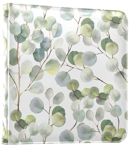 Eukalyptus-Fotoalbum, Aquarell-Fotobücher, selbstklebende Seiten, Sammelalbum, Fotoalben, Familienalben für Fotos, 10 x 17 cm