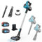 Akku Staubsauger für Makita Akku 18V, 45000Pa / 550W Staubsauger, Staubsauger Kabellos mit 2PCS 5500mAh Batterien, 0.6L Stielstaubsauger für Tierhaare, Teppich und Hartboden