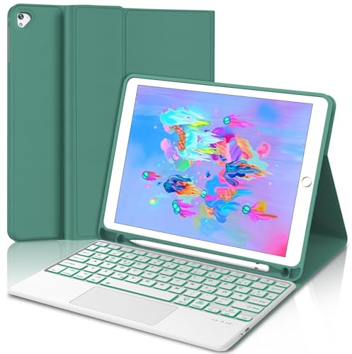 WINCHKING Touchpad Tastatur Hülle für iPad 9.7 5./6. Gen/iPad Air 2/Air 1